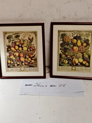 2 Cuadros de Frutas