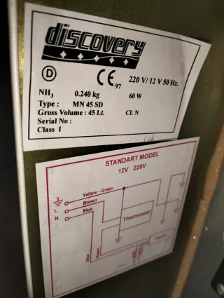 Nevera pequeña blanca