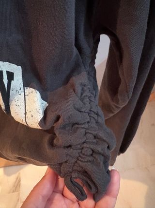 Sudadera Zara Gris Talla 11-12