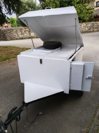 Remolque de caza de 1,20 x 1 metro