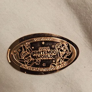 Monedas Super Nintendo World Universal Studios Jap