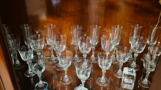 Cristalería Bohemia Tallada