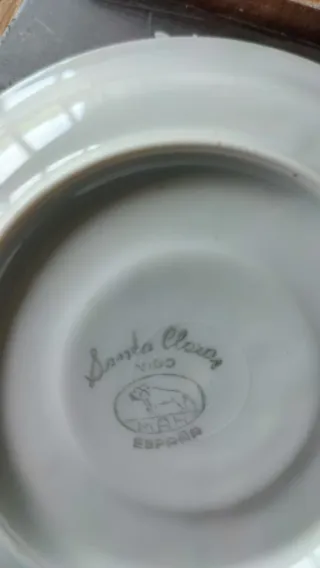 Juego Café Vintage Santa Clara Porcelana