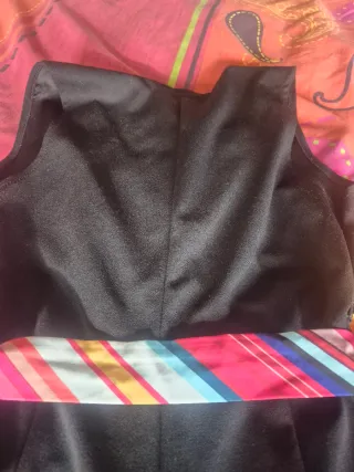 Mono negro talla única con cinturón