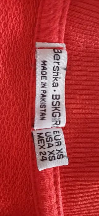 Sudadera Thanks girls roja