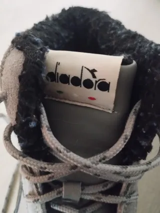 Scarpe uomo Diadora alte n.46 grigie