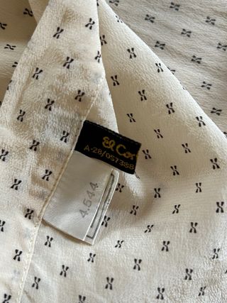 Camisa seda Emidio Tucci beige