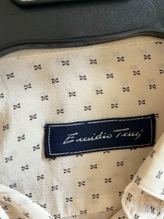 Camisa seda Emidio Tucci beige
