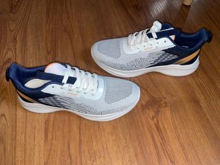 Zapatillas running Nashop azul y blanco