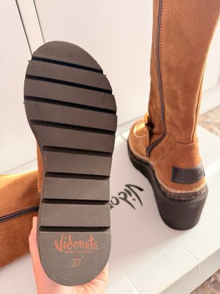 Botas cuña Vidorreta Marrones