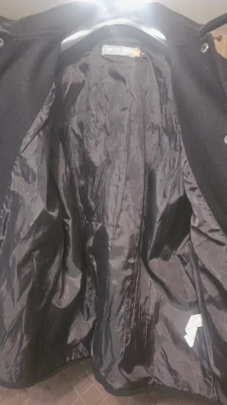 Giacca College Nera con H Bianca