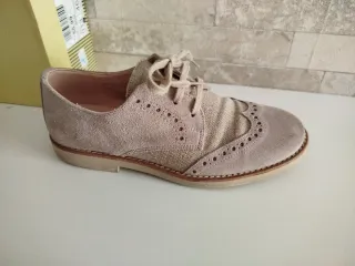 Zapatos Comunión niño ante beige Tizzas