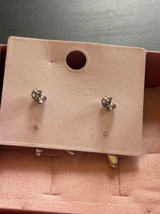 Orecchini mininal in acciaio inox