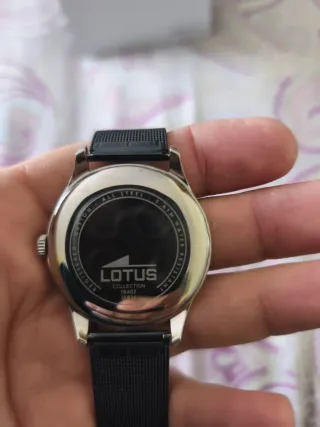 Reloj Lotus Azul y Plateado