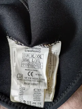 Capucha Neopreno Tribord Talla XL