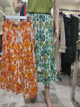 Falda Verde . Ideal para lucir en el verano