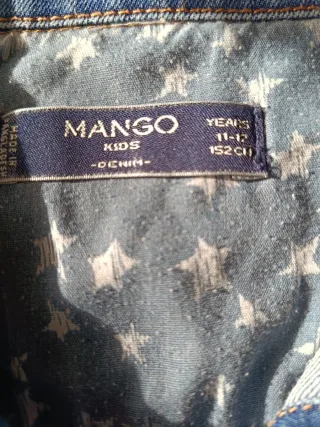 Cazadora vaquera Mango 11-12 años
