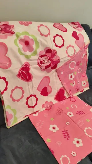 Funda Nórdica Disney 90cm Rosa, poco uso.