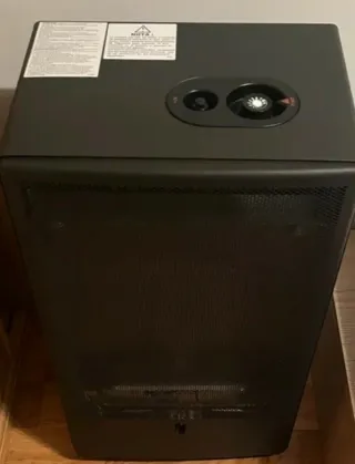 Estufa EQUATION ECO. Llama azul 4,2 kW, como nueva