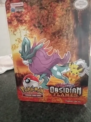 Pokemon Obsidian Flames Caja Metálica