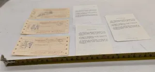 Lotto Vecchie Biglietti Ferrovie Treni FS Italia