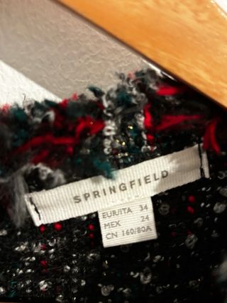 Vestido con Chaqueta Springfield Tweed