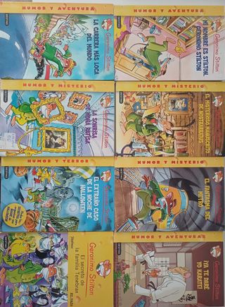 libros colección Geronimo Stilton. Segunda mano