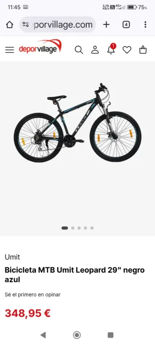 Bicicleta Montaña Leopard