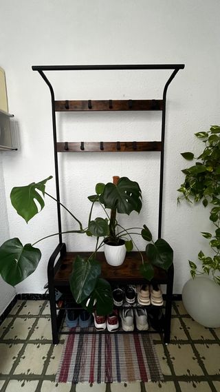 Zapatero Perchero Banco 3 en 1