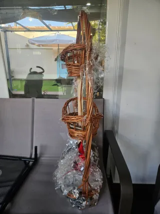 Cesta mimbre 3 alturas