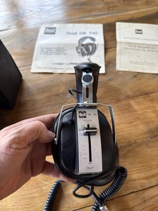 Auriculares Dual DK 710 negros vintage