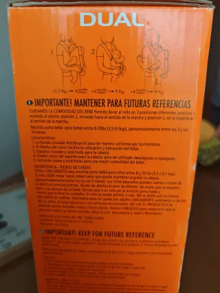 Mochila Portabebés Jane Dual 3 en 1