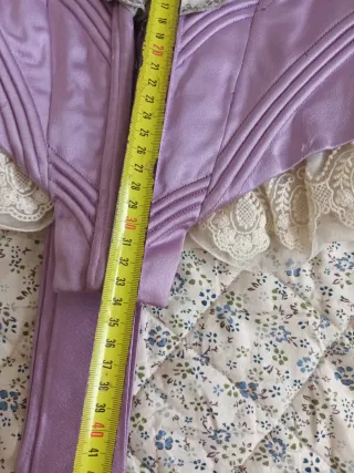 Traje Fallera, dos corpiños, manteletas y delantal