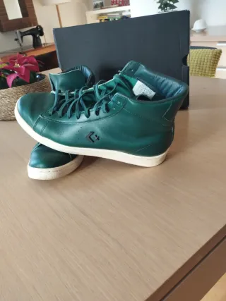 Botas Converse piel Verdes