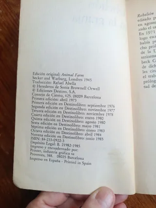 Rebelión en la granja