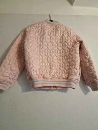 Giacca bambina rosa 5-6 anni