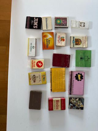 Lote de cerillas antiguas
