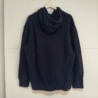 Sudadera Azul Marino Capucha Bolsillo Canguro L