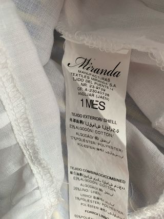 Vestido y braguita niña rayas