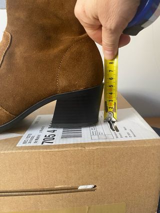 Botines ante Zara. Talla 36