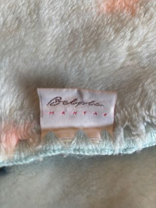 Manta cuna bebé estrellas y animales