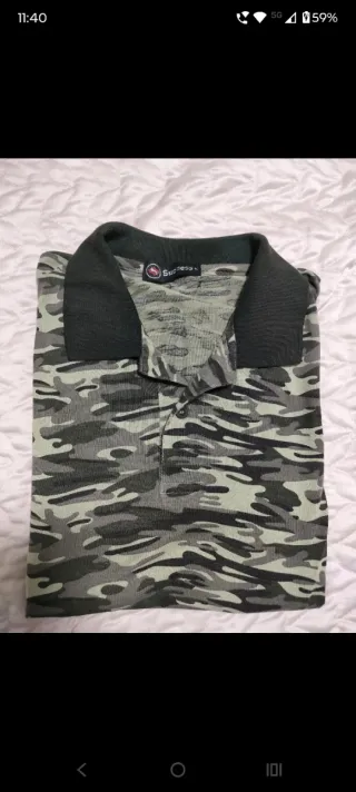 Maglietta Uomo Mimetica