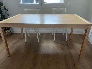 Mesa extensible roble 1.60x90 Extensible 45 o 90