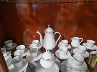 Juego de café de porcelana