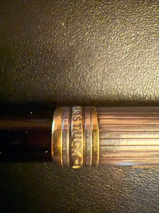 Bolígrafo Montblanc Oro y Plata