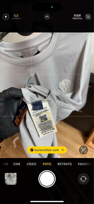 Camiseta Louis Vuitton Gris