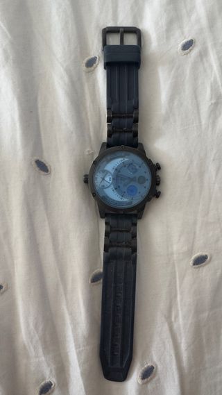 Reloj Police Negro y Azul