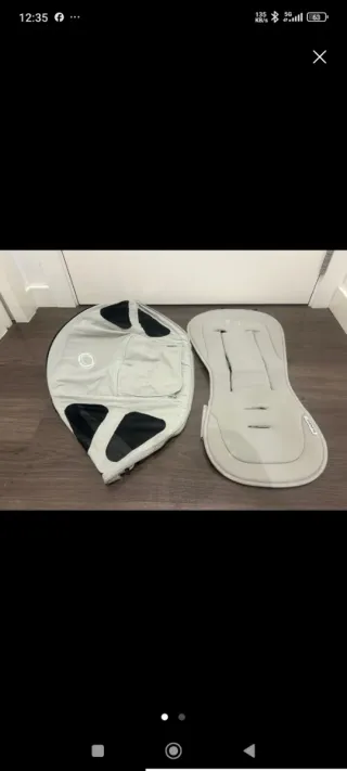 Capota ventilada y colchoneta Bugaboo