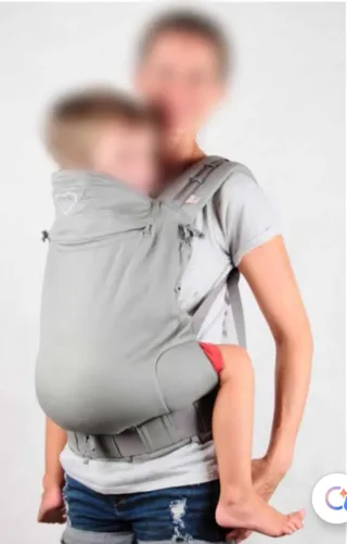 Mochila portabebés Ling Ling d'amour verde