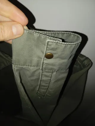 Camisa verde militar mujer